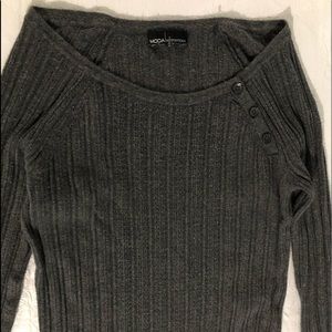 Moda International Gray Sweater